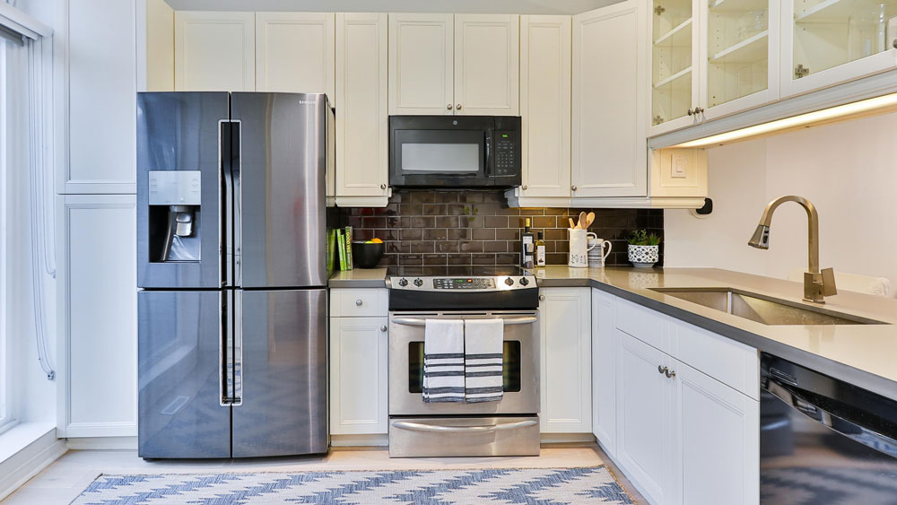 Kitchen with all-new appliances